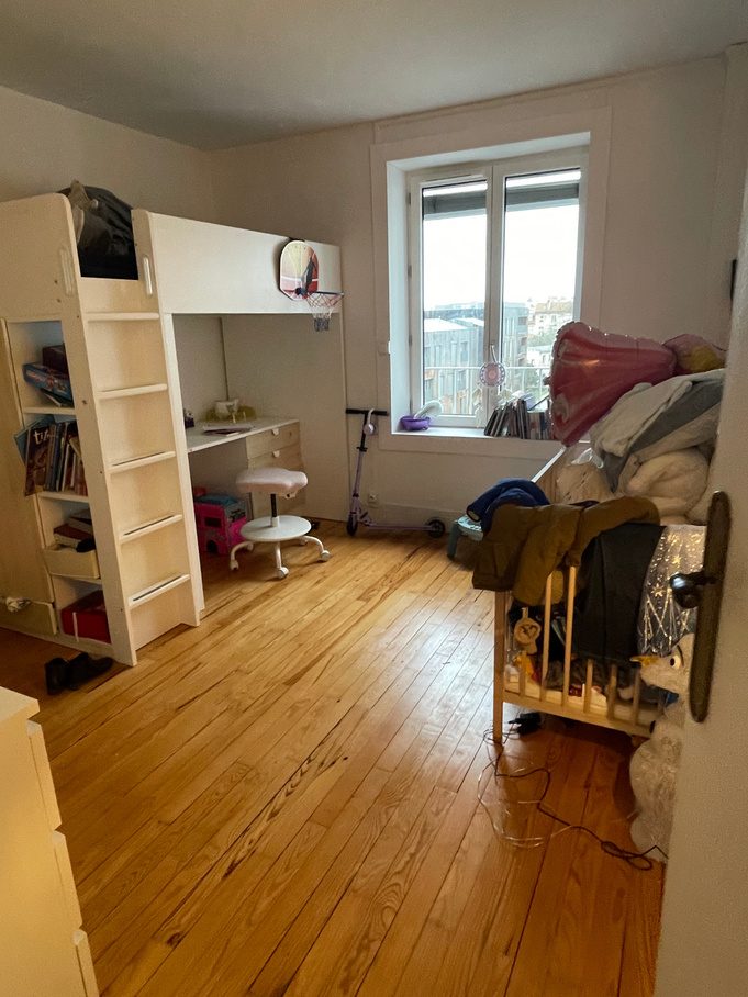 Chambre enfant, avant l’intervention (vue 1)