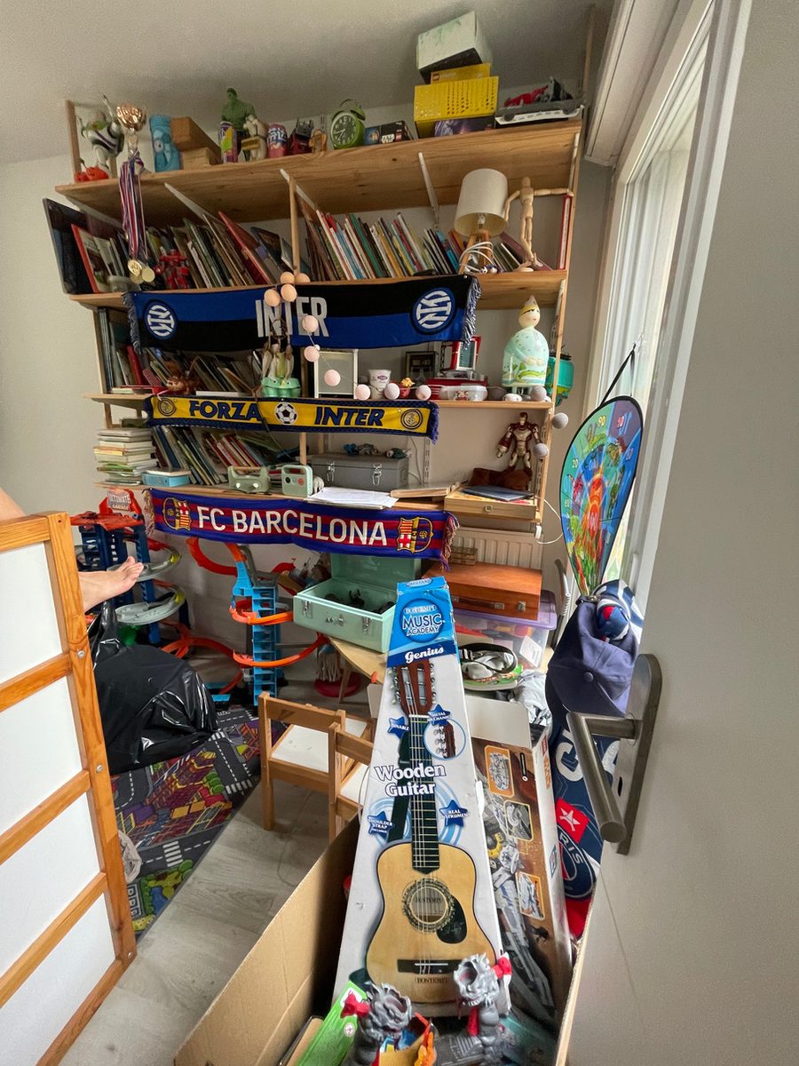 Chambre enfant, avant l’intervention